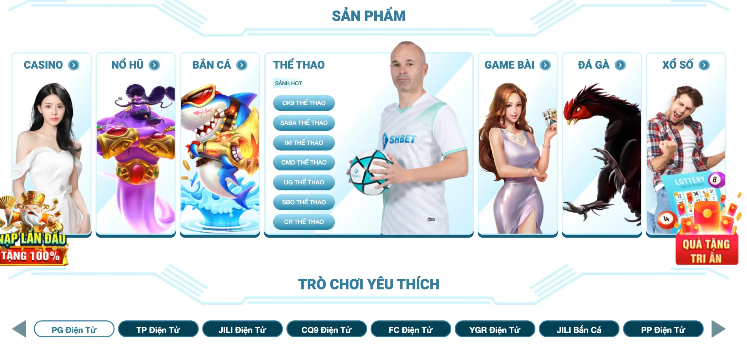 đối tác SHBET